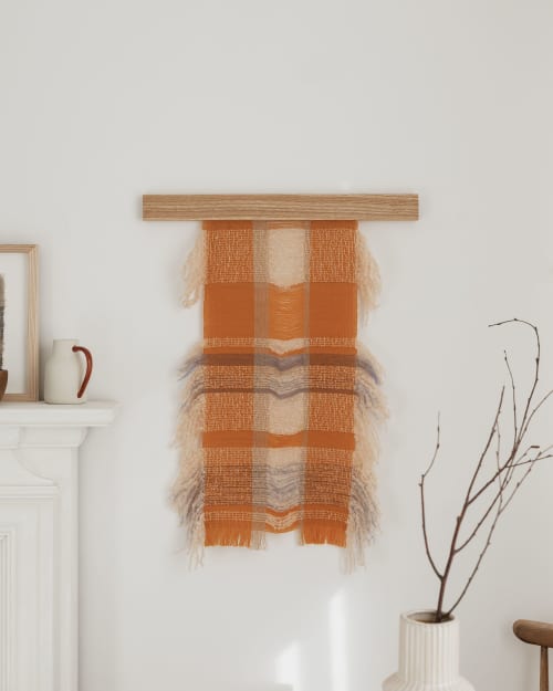 Balcony - IV | Tapestry in Wall Hangings by Woven Form. Item composed of wool compatible with boho and country & farmhouse style