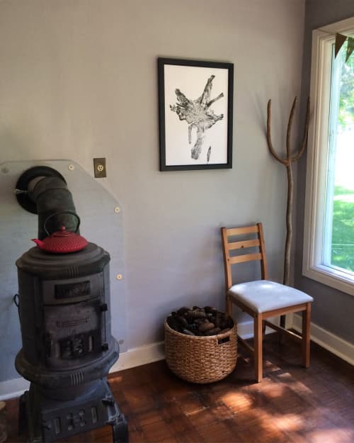 Real Tree Roots, Tree Ring Print | Prints by Erik Linton. Item made of paper