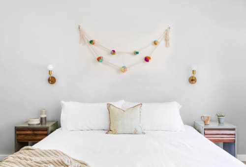 Knot Garland | Ornament in Decorative Objects by Cassandra Smith. Item composed of cotton and fiber in contemporary or coastal style