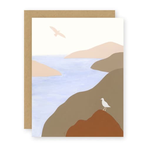 Cliffs Card | Gift Cards by Elana Gabrielle. Item composed of paper