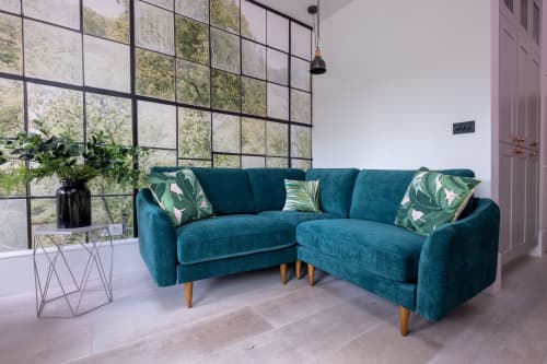 The Rebel Corner Sofa in Teal | Couches & Sofas by Snug | London in London