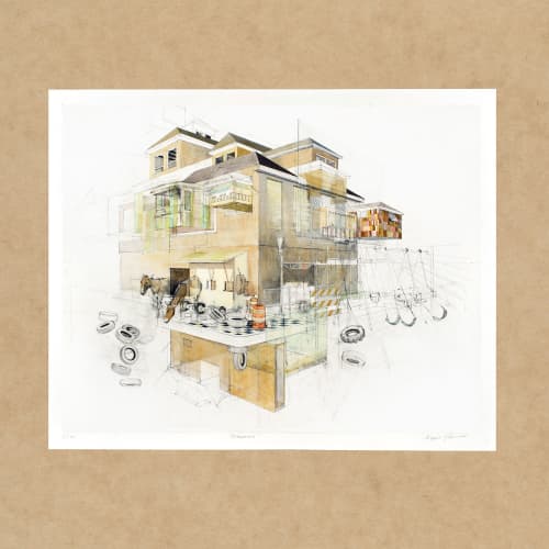 "Extension" Limited Edition Print | Prints by Alyssa Dennis. Item composed of paper