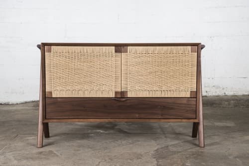 Rian Media Credenza | Storage by Semigood Design. Item made of wood