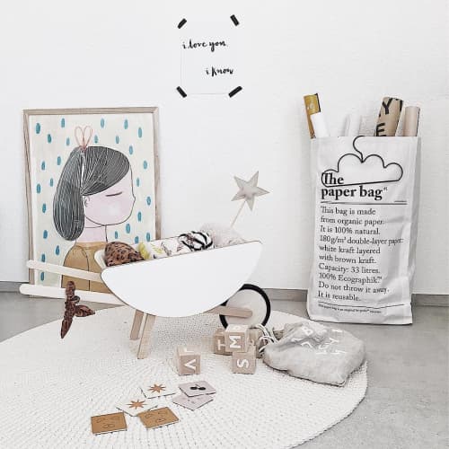 Ecru Crocheted Rug | Rugs by Zuri House