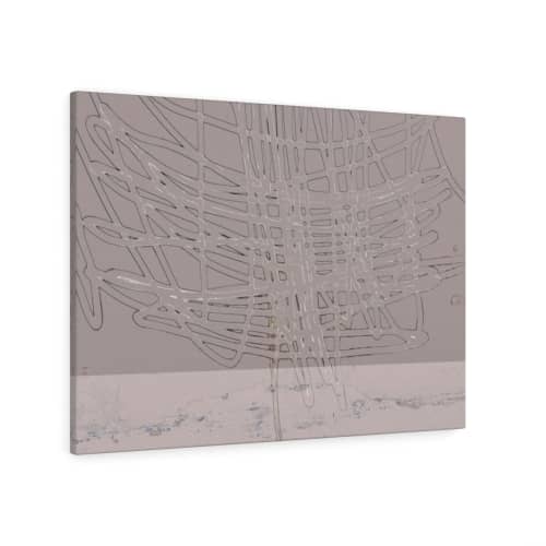 Rose Thunder Above The City 4311 | Prints in Paintings by Petra Trimmel. Item made of canvas with metal