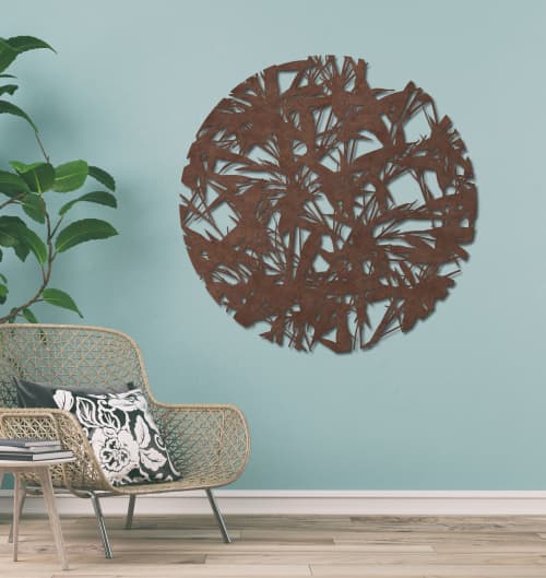 Bamboo Forest | Wall Sculpture in Wall Hangings by Ian Turnock›. Item composed of steel