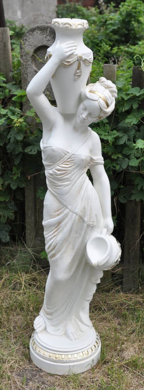 Statue big woman exclusive decoration luxus hand made | Landscape Ornament in Plants & Landscape by ultimate European. Item in mid century modern or country & farmhouse style