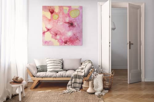 Play #11 – Abstract Oil Painting | Oil And Acrylic Painting in Paintings by Vincent Salvati – Contemporary Abstract Painter | NJ`. Item made of canvas compatible with minimalism and contemporary style