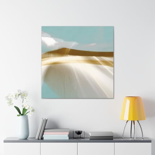 Shapes 8696 | Oil And Acrylic Painting in Paintings by Rica Belna. Item composed of canvas & synthetic