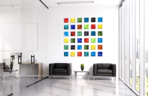 "Nature" Glass Wall Art Sculpture | Wall Sculpture in Wall Hangings by Karo Studios | New York in New York. Item composed of glass