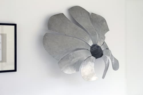 flower | Wall Sculpture in Wall Hangings by Jeroen Stok. Item made of aluminum
