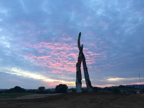 Anchors by Peter Lundberg at Sculpture Fields at Montague Park ...