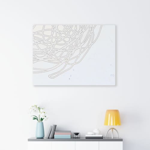 Soft Swirls 4307 | Photography by Petra Trimmel. Item composed of canvas & paper