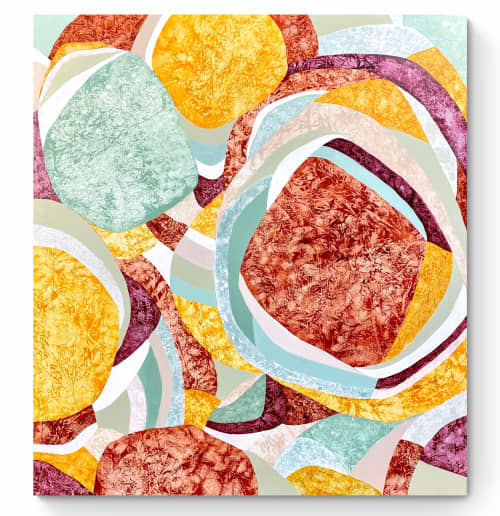 Family | Oil And Acrylic Painting in Paintings by Cristina Dalla Valentina. Item made of canvas compatible with contemporary style