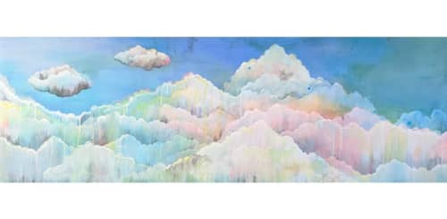 Clouds | Oil And Acrylic Painting in Paintings by Sarah Stivers | One Mind Massage in Portland. Item composed of canvas & synthetic