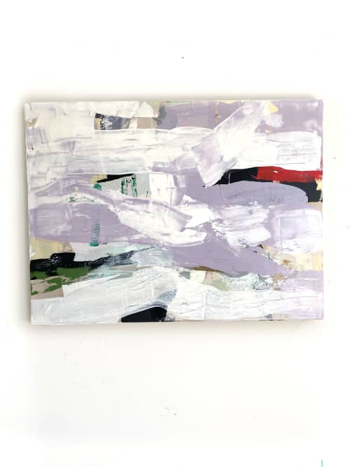 "Pop of Red" 2023 Original Painting | Oil And Acrylic Painting in Paintings by Jessalin Beutler. Item made of canvas works with contemporary style