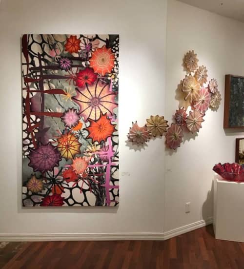 Glass Flower Galaxy (Available as Print) | Prints by Cudra Clover. Item composed of paper