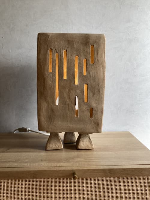 ARTEFACT — on the table | Table Lamp in Lamps by Léa Munsch. Item composed of stoneware