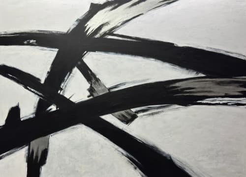 Paths | Oil And Acrylic Painting in Paintings by Anastasiia Krykun. Item composed of wood and canvas in minimalism or modern style