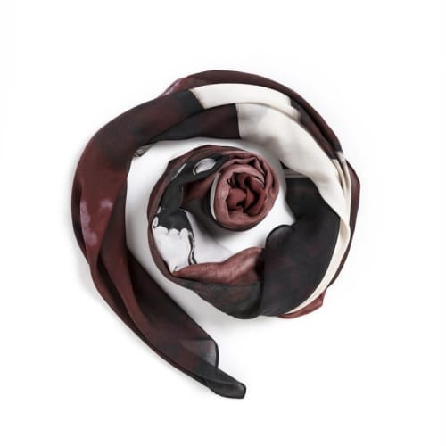 Sumo | Square Scarf | 54" x 54" | 85% modal . 15% cashmere . 100% original | Apparel & Accessories by Seth B Minkin Fine Art | Seth B Minkin Studio + Showroom in Boston
