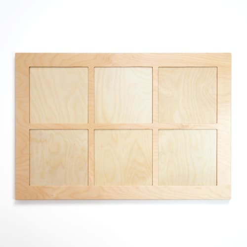 DASH 3x2 Panel | Paneling in Wall Treatments by NINE O. Item composed of oak wood