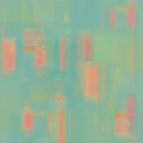 Celadon | Prints in Paintings by ARTATAK. Item composed of cotton and paper in contemporary or japandi style