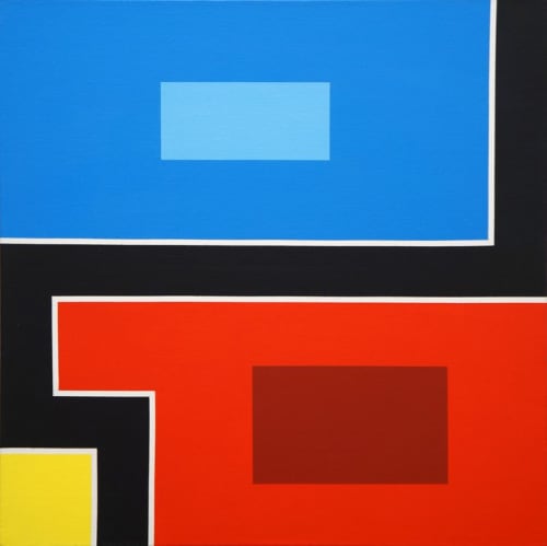 Color Field #11 | Oil And Acrylic Painting in Paintings by Abedin Fine Art. Item composed of canvas & synthetic