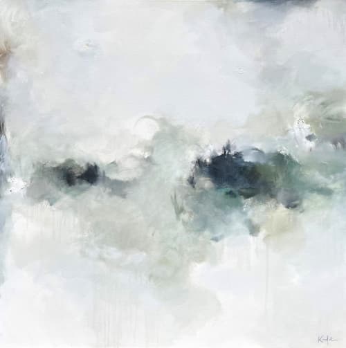 Into the Fret | Oil And Acrylic Painting in Paintings by Nicholas Kriefall. Item composed of canvas compatible with minimalism and contemporary style