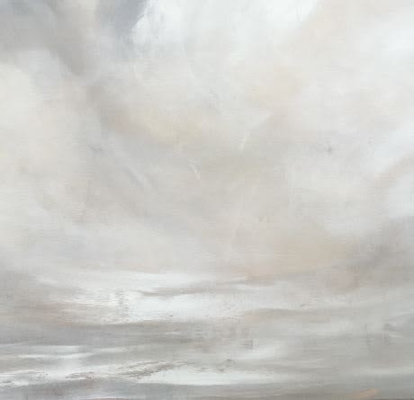 Flurry | Oil And Acrylic Painting in Paintings by Alice Watt. Item composed of synthetic