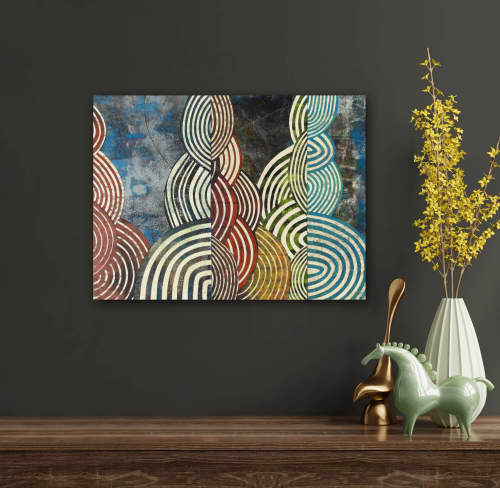 Dropping Bombs on Hurricanes | Mixed Media by Ruth Hesse. Item composed of paper in contemporary or eclectic & maximalism style