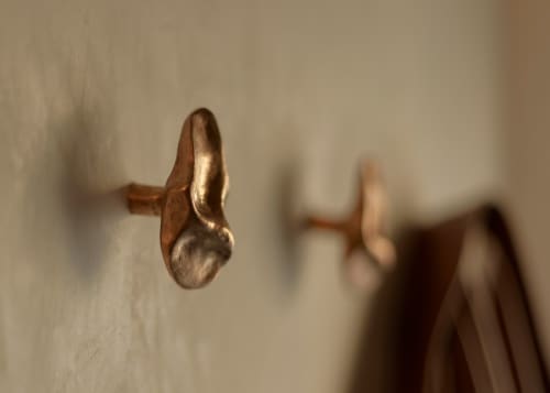 Firm Pinch large knob/hook | Hardware by EVAANNA. Item made of brass works with contemporary & japandi style
