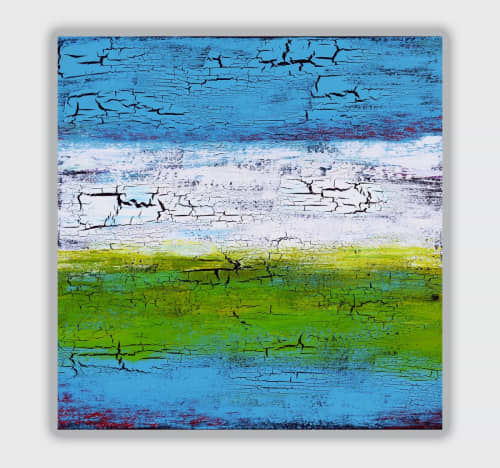 In The Spring | Oil And Acrylic Painting in Paintings by Robin Jorgensen. Item composed of canvas