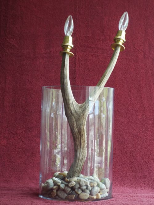 Antler lighting | Lighting Design by Hollow antlers. Item made of wood