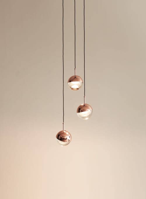 Dora Pendant P3 | Pendants by SEED Design USA. Item composed of steel and glass