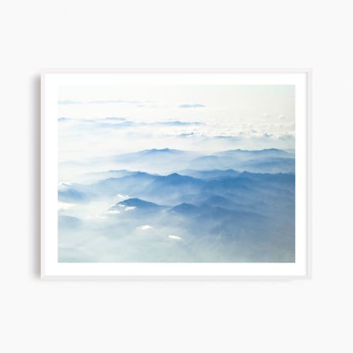Japanese landscape photography print 'Somewhere Over Honshu' | Photography by PappasBland. Item composed of paper in minimalism or contemporary style