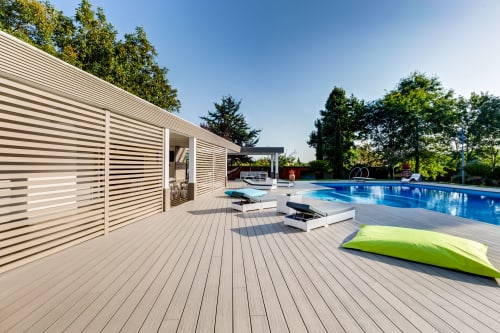 UltraShield® by Déco for the outdoor of an elegant villa | Architecture by Déco