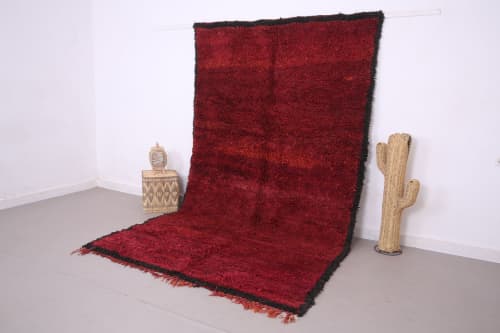 Vintage Moroccan Rug 6.2 x 10.8 ft - Berber Wool Rug | Area Rug in Rugs by BerberHand. Item composed of wool in traditional style