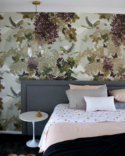 Blossom | Wallpaper in Wall Treatments by Tamara Design Co. Item made of paper