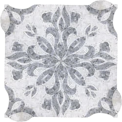 Mediterranean Micro Mosaic Tile | Tiles by Tile Club. Item made of stone