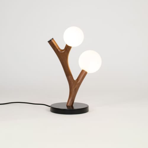 Chaparral Table Lamp | Lamps by Oehl. Item made of oak wood with copper works with minimalism & mid century modern style