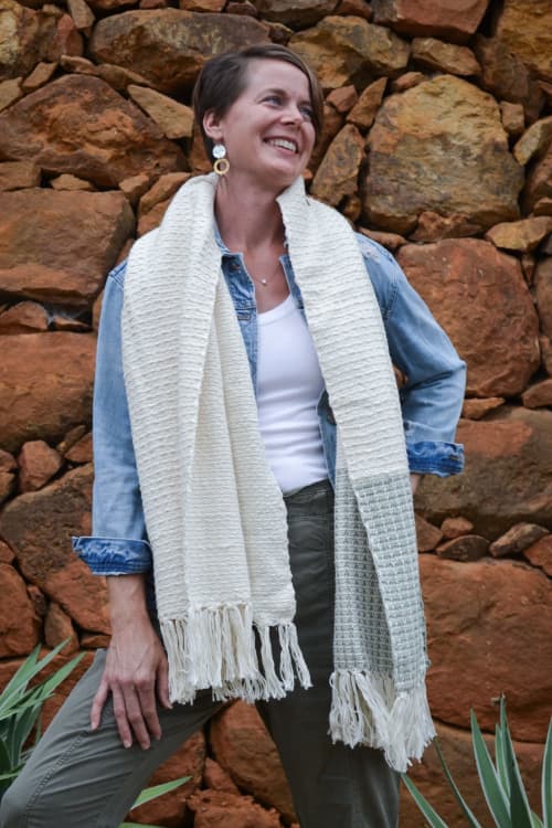 Frailejon Scarf | Apparel & Accessories by Zuahaza by Tatiana | Finca San Felipe in La Calera. Item made of cotton