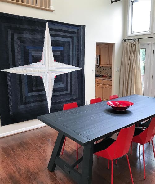 90" Log Cabin Quilt by Luke Haynes Wescover Wall Hangings