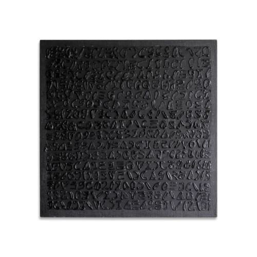 Etnografica Linea Nero Due B | Mixed Media by Kim Fonder