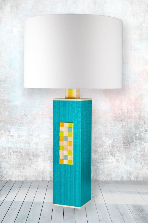 Kazu | Table Lamp in Lamps by Jim Thellefsen Design. Item composed of wood compatible with contemporary and modern style