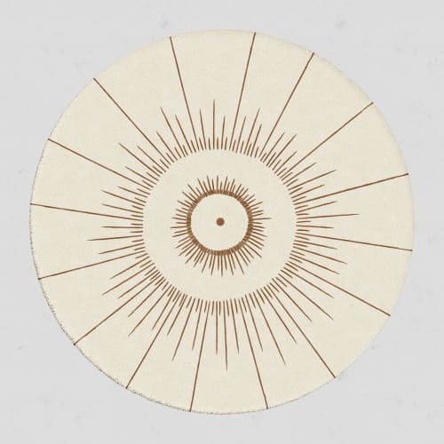 Astros Light Circle | Area Rug in Rugs by Woop Rugs. Item made of fabric with fiber