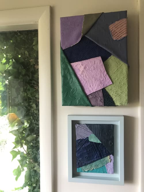 Dissociation 50 - Textured Acrylic Painting | Oil And Acrylic Painting in Paintings by Helena Parriott. Item made of canvas with synthetic works with minimalism & contemporary style