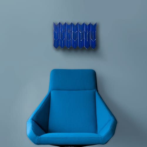 Brutalist Wood Wall Art: Arrows | Wall Sculpture in Wall Hangings by Studio DeSimoneWayland. Item composed of birch wood in eclectic & maximalism or art deco style