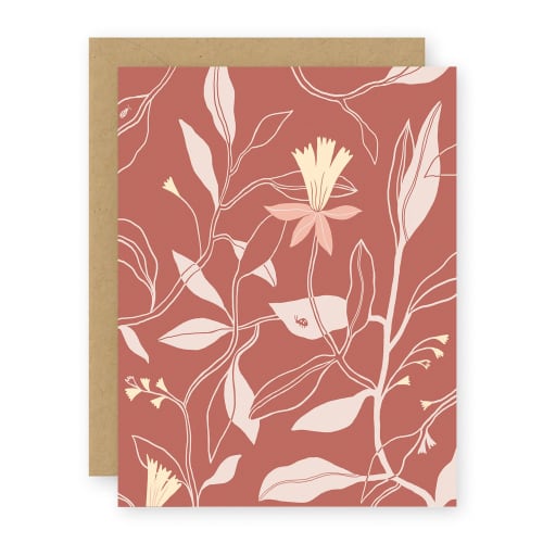 Blooms Card | Gift Cards by Elana Gabrielle. Item composed of paper