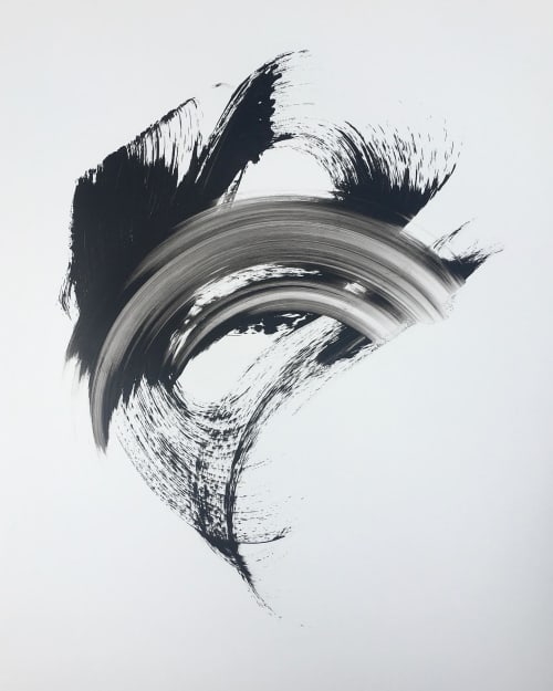 Distancia | Oil And Acrylic Painting in Paintings by Misty Hughes. Item composed of synthetic