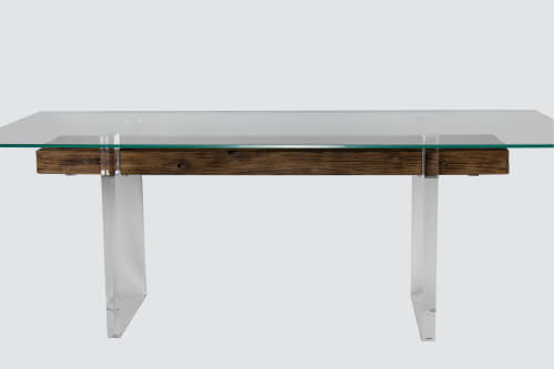 FIORELITA | Side Table in Tables by Gusto Design Collection | Miami in Miami. Item composed of wood and glass